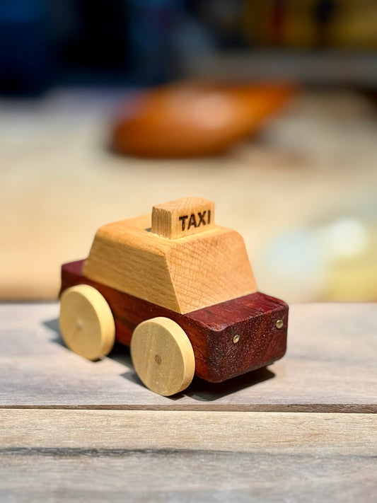 Wooden Hong Kong Taxi | HK Souvenir | Beech & Padauk