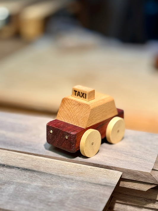 Wooden Hong Kong Taxi | HK Souvenir | Beech & Padauk
