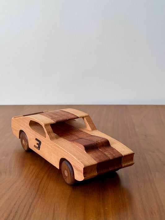 Wooden Toy Car - Mustang | Free Engraving | Beech & Walnut